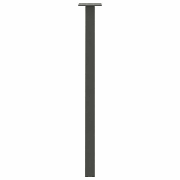 Antrasiittia konsolipöydän jalat Cheryl 72cm (4 kpl teräs)