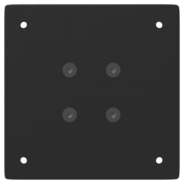 Sohvapöydän jalat 4 kpl Musta 42 cm Teräs