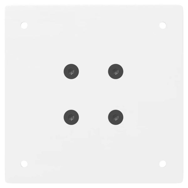 Valkoinen sohvapöydän jalat Cheryl 42cm (4 kpl, teräs)