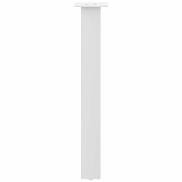 Valkoinen konsolipöydän jalat Cheryl 72cm (4 kpl, teräs)