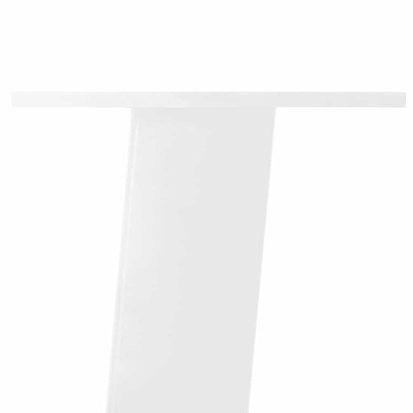 Valkoinen konsolipöydän jalat Cheryl 72cm (4 kpl, teräs)