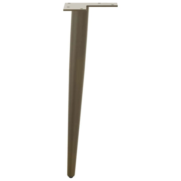 Luonnonteräs sohvapöydän jalat Dragulita 30-31cm (4 kpl, teräs)