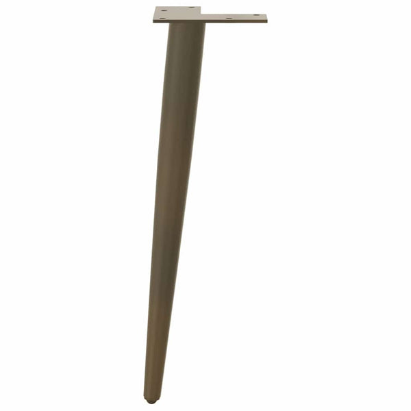 Luonnonteräs sohvapöydän jalat Dragulita 42-43cm (4 kpl teräs)