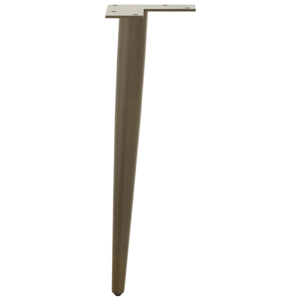 Luonnonteräs sohvapöydän jalat Dragulita 42-43cm (4 kpl teräs)