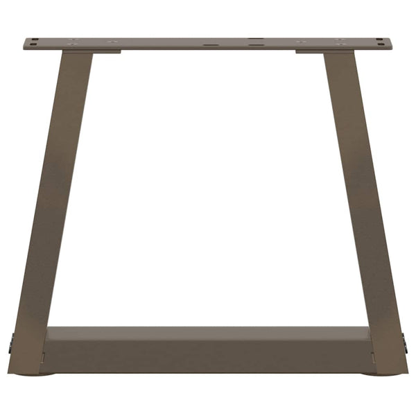 Luonnonteräs ruokapöydän jalat v-muoto Aileen 30x(30-31,3)cm (2 kpl)