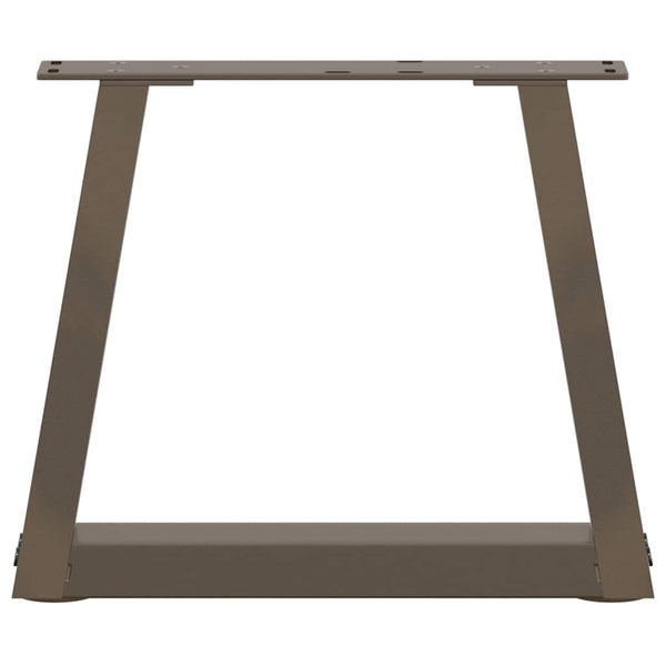 Luonnonteräs ruokapöydän jalat v-muoto Aileen 40x(30-31,3)cm (2 kpl)