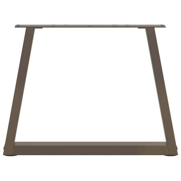 Luonnonteräs ruokapöydän jalat v-muoto Aileen 70x(42-43,3)cm (2 kpl)