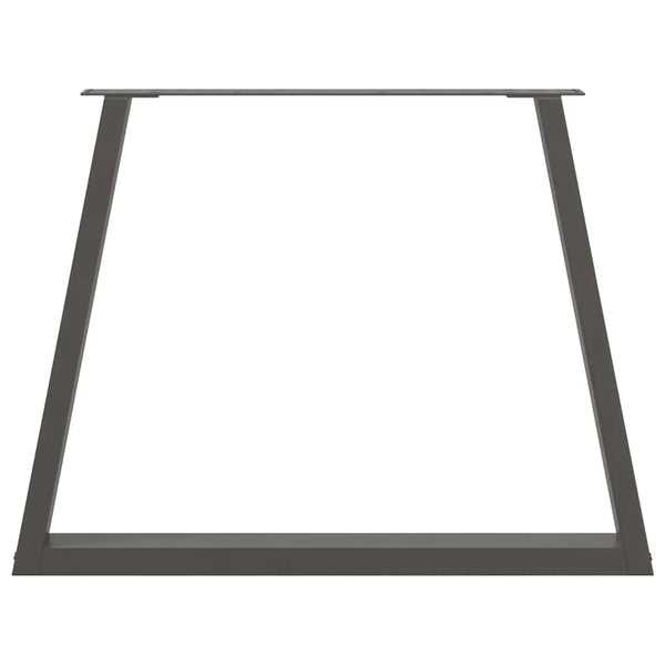 Antrasiitti ruokapöydän jalat v-muoto Aileen 90x(72-73,3)cm (2 kpl)