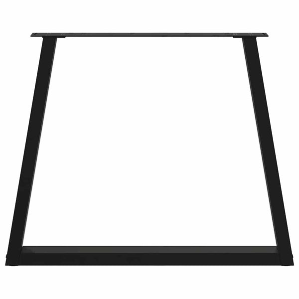 Musta ruokapöydän jalat v-muoto Aileen 70x(72-73,3)cm (3 kpl teräs)