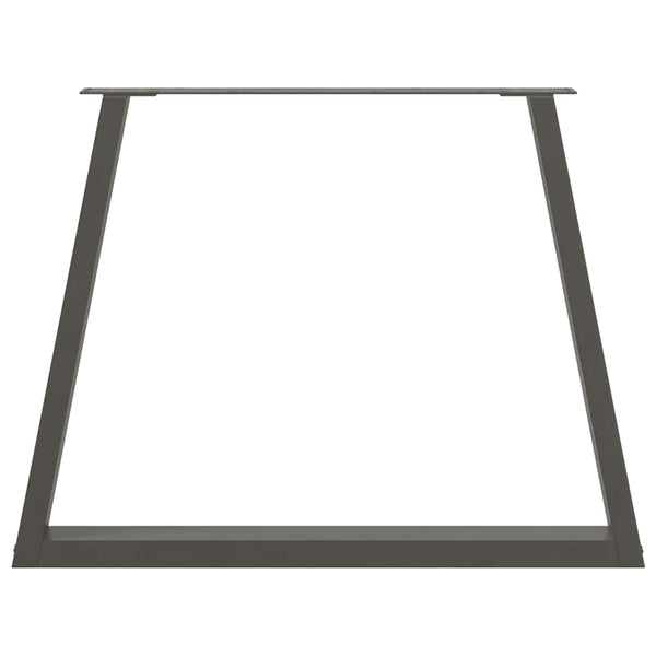 Antrasiitti ruokapöydän jalat v-muoto Aileen 90x(72-73,3)cm (3 kpl)