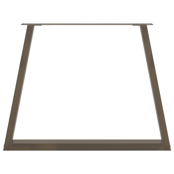 Luonnonteräs ruokapöydän jalat v-muoto Aileen 100x(72-73,3)cm (3 kpl)