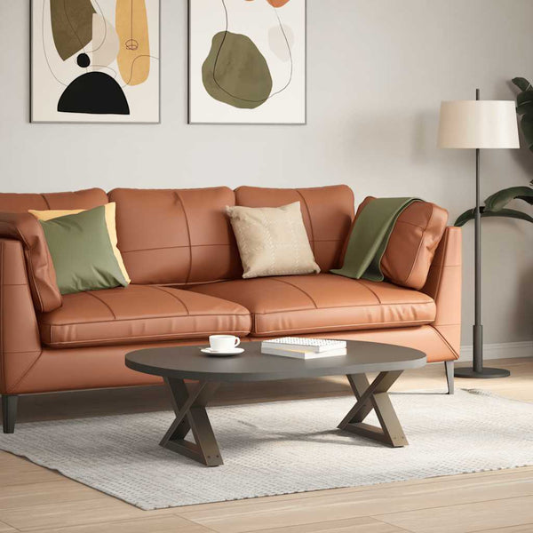 Natural steel sohvapöydän jalat Ghida 50x(30-31,3)cm (2 kpl, teräs)