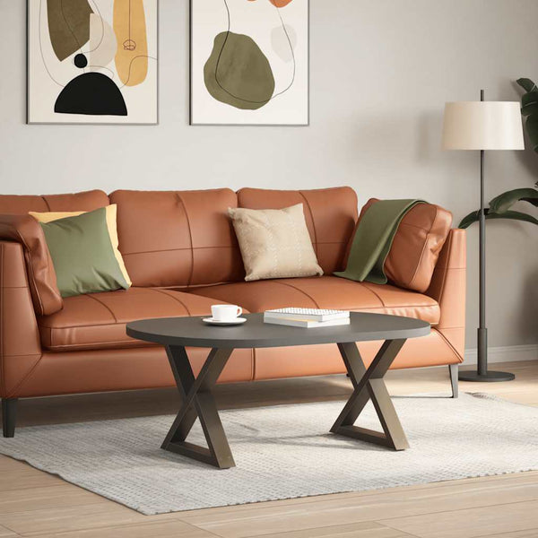 Natural steel sohvapöydän jalat Ghida 60x(42-43,3)cm (2 kpl teräs)