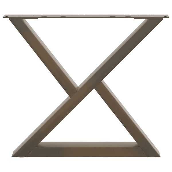 Natural steel sohvapöydän jalat Ghida 60x(42-43,3)cm (2 kpl teräs)