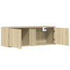 TV-seinäkaappi LED-valoilla Sonoma-tammi 100x31x35 cm