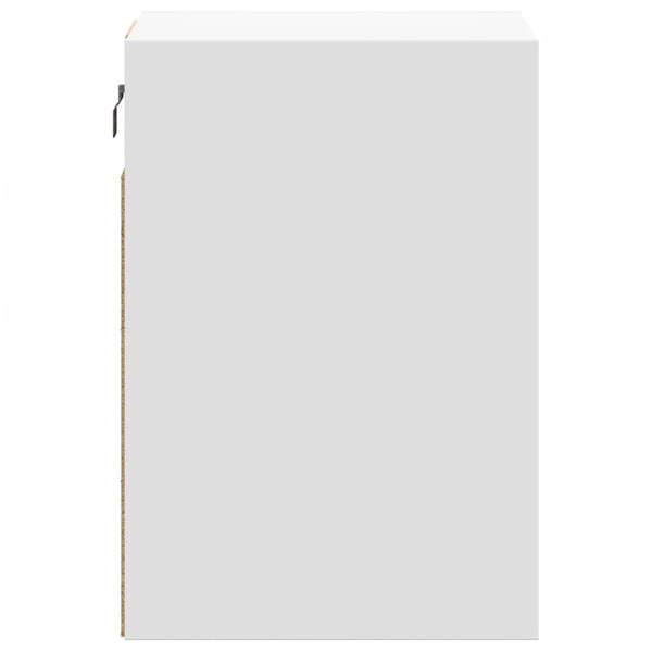 TV-seinäkaapit LED-valoilla 2 kpl valkoinen 41x31x45 cm