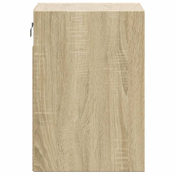 TV-seinäkaapit LED-valoilla 2 kpl Sonoma-tammi 41x31x45 cm