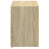 TV-seinäkaappi LED-valoilla Sonoma-tammi 100x31x45 cm