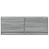 TV-seinäkaappi LED-valoilla harmaa Sonoma 100x31x35 cm