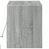 TV-seinäkaappi LED-valoilla harmaa Sonoma 100x31x35 cm