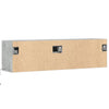 TV-seinäkaappi LED-valoilla betoninharmaa 140x31x38 cm