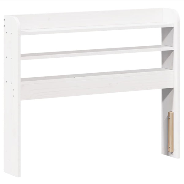 Sängynrunko ilman patjaa valkoinen 100x200 cm täysi mänty