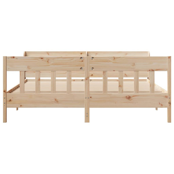 Sängynrunko ilman patjaa 180x200 cm täysi mänty