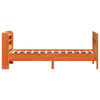 Sängynrunko ilman patjaa vahanruskea 75x190 cm täysi mänty
