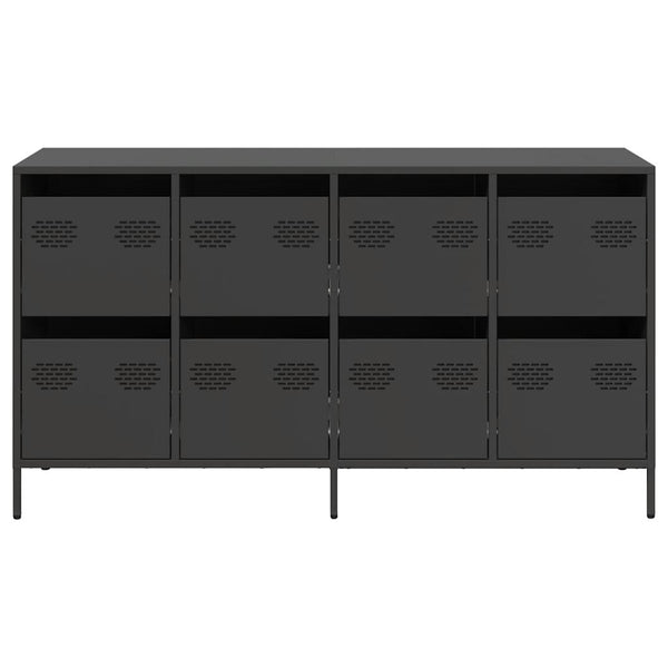 Musta senkki Katharina 135x39x73,5cm (kylmävalssattu teräs)