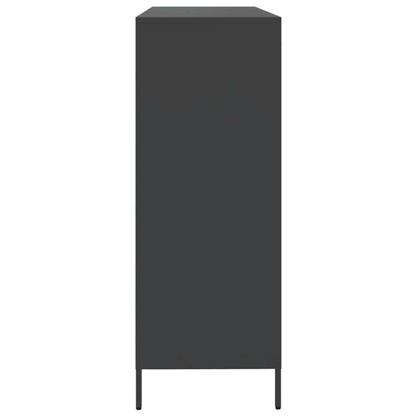 Musta senkki Clim 135x39x103,5cm (kylmävalssattu teräs)