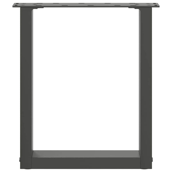 Antrasiittia sohvapöydän jalat u-muotoiset Mihhai 28x(42-43)cm (2 kpl)