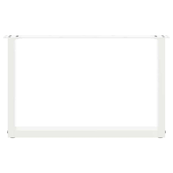 Valkoinen sohvapöydän jalat u-muotoiset Mihhai 60x(42-43)cm (2 kpl)