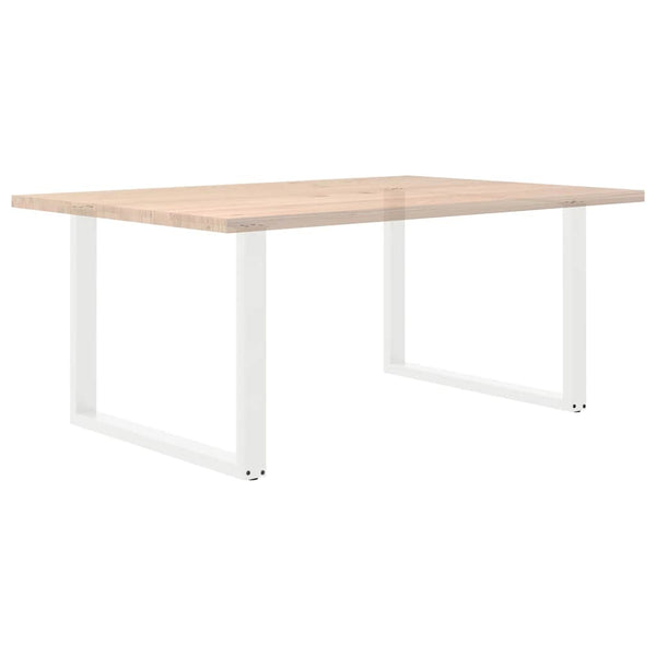 Valkoinen ruokapöydän jalat u-muotoiset Mihhai 100x(72-73)cm (2 kpl)