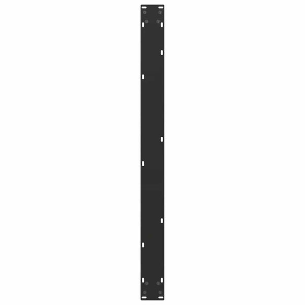 Musta ruokapöydän jalat u-muotoiset Mihhai 100x(72-73)cm (2 kpl)