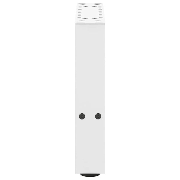 Valkoinen sohvapöydän jalat Friderica 30x(30-31)cm (2 kpl teräs)