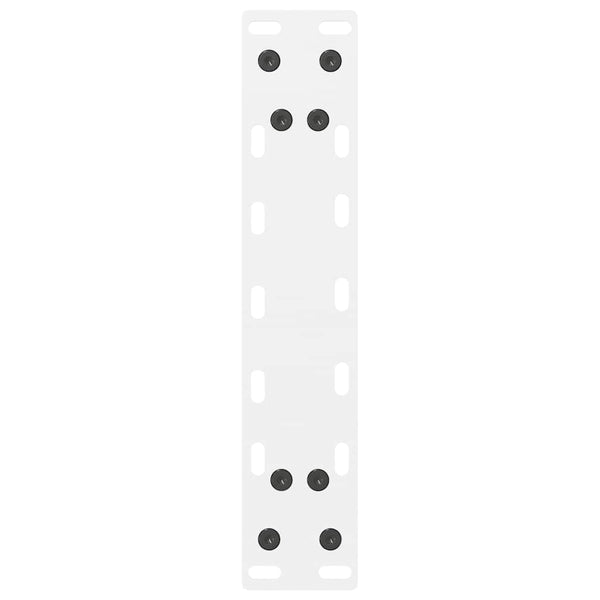 Valkoinen sohvapöydän jalat Friderica 30x(30-31)cm (2 kpl teräs)