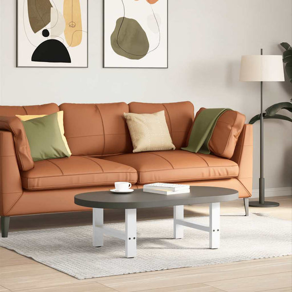 Valkoinen sohvapöydän jalat Friderica 50x(30-31)cm (2 kpl teräs)