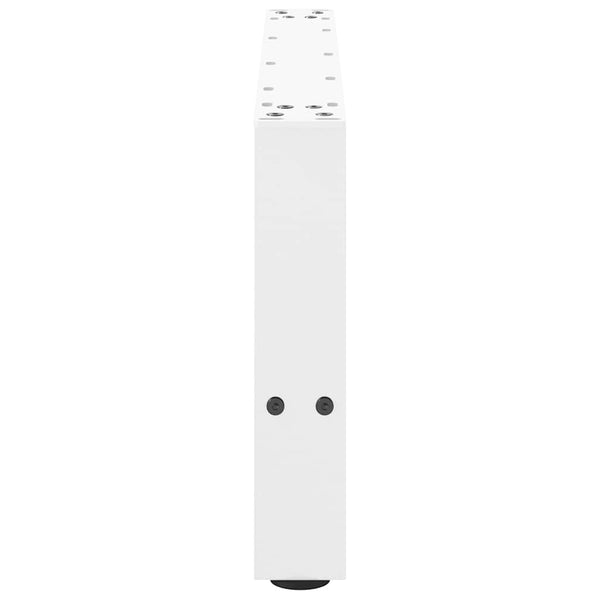 Valkoinen sohvapöydän jalat Friderica 60x(30-31)cm (2 kpl teräs)