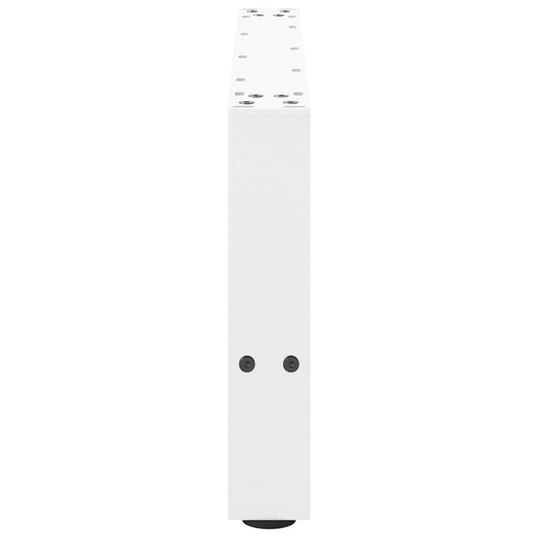 Valkoinen sohvapöydän jalat Friderica 70x(30-31)cm (2 kpl teräs)