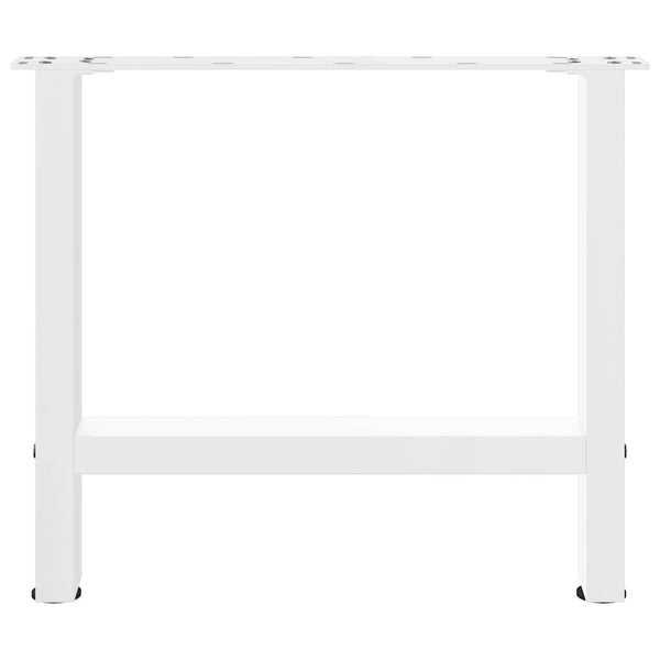 Valkoinen sohvapöydän jalat Friderica 60x(42-43)cm (2 kpl, teräs)