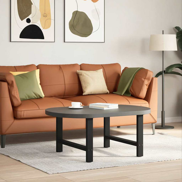 Musta sohvapöydän jalat Friderica 70x(42-43)cm (2 kpl, teräs)