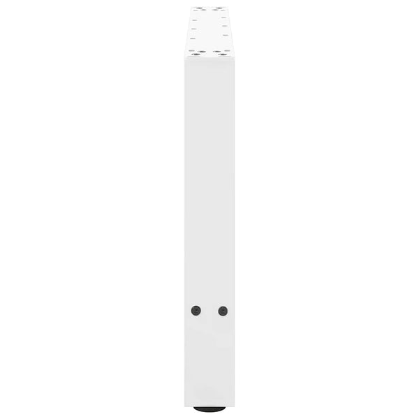 Valkoinen sohvapöydän jalat Friderica 70x(42-43)cm (2 kpl, teräs)