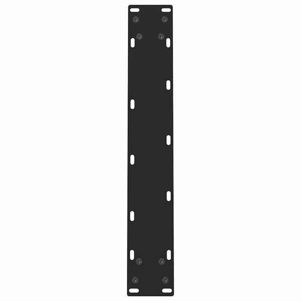 Musta ruokapöydän jalat Friderica 50x(72-73)cm (2 kpl, teräs)