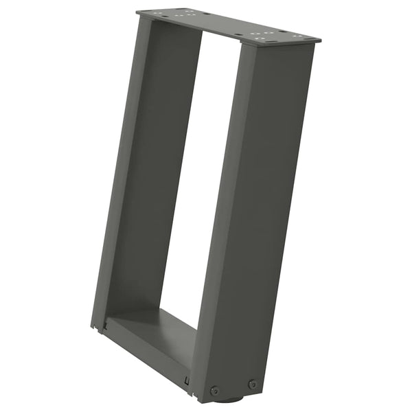 Antrasiittia sohvapöydän jalat u-muotoiset Hodjaev 28x(42-43)cm (2 kpl)