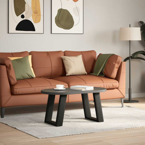 Musta sohvapöydän jalat u-muotoiset Hodjaev 38x(42-43)cm (2 kpl teräs)