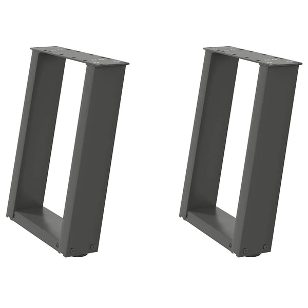 Antrasiittia sohvapöydän jalat u-muotoiset Hodjaev 38x(42-43)cm (2 kpl)