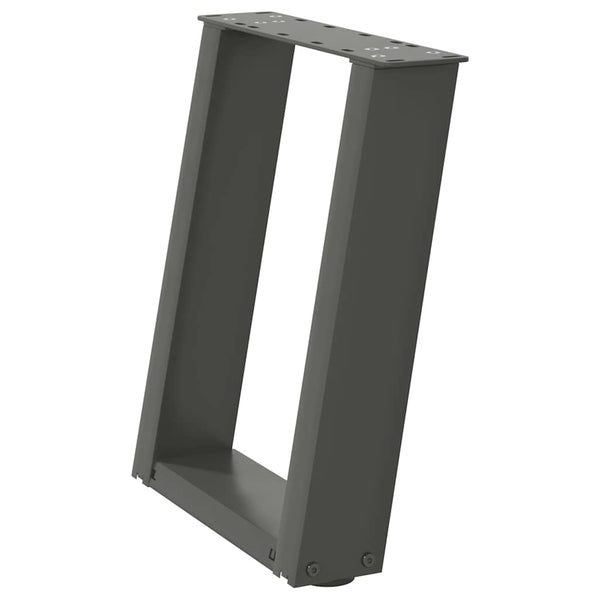 Antrasiittia sohvapöydän jalat u-muotoiset Hodjaev 38x(42-43)cm (2 kpl)