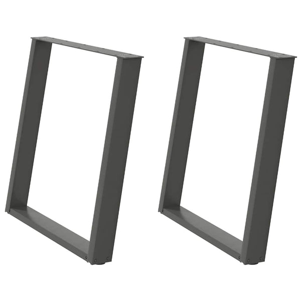 Antrasiittia ruokapöydän jalat u-muotoiset Hodjaev 70x(72-73)cm (2 kpl)