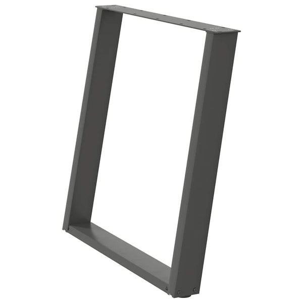 Antrasiittia ruokapöydän jalat u-muotoiset Hodjaev 70x(72-73)cm (2 kpl)