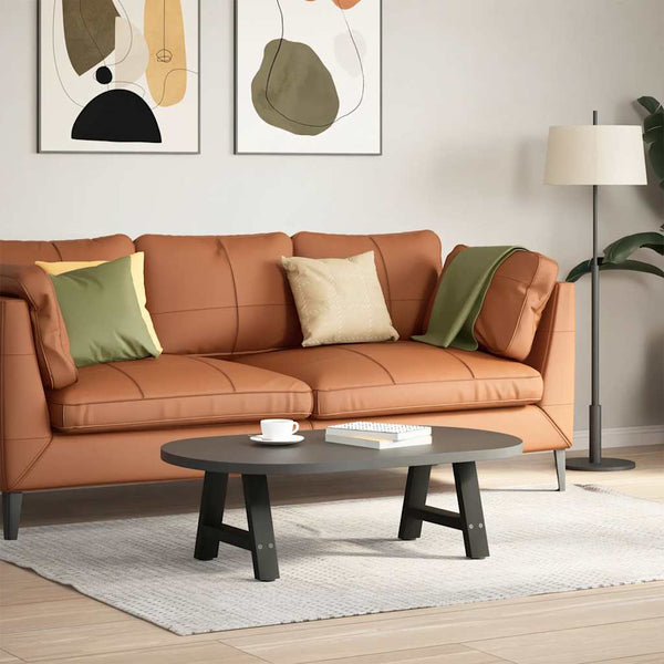 Musta sohvapöydän jalat a-muotoiset Karoi 40x(30-31)cm (2 kpl teräs)